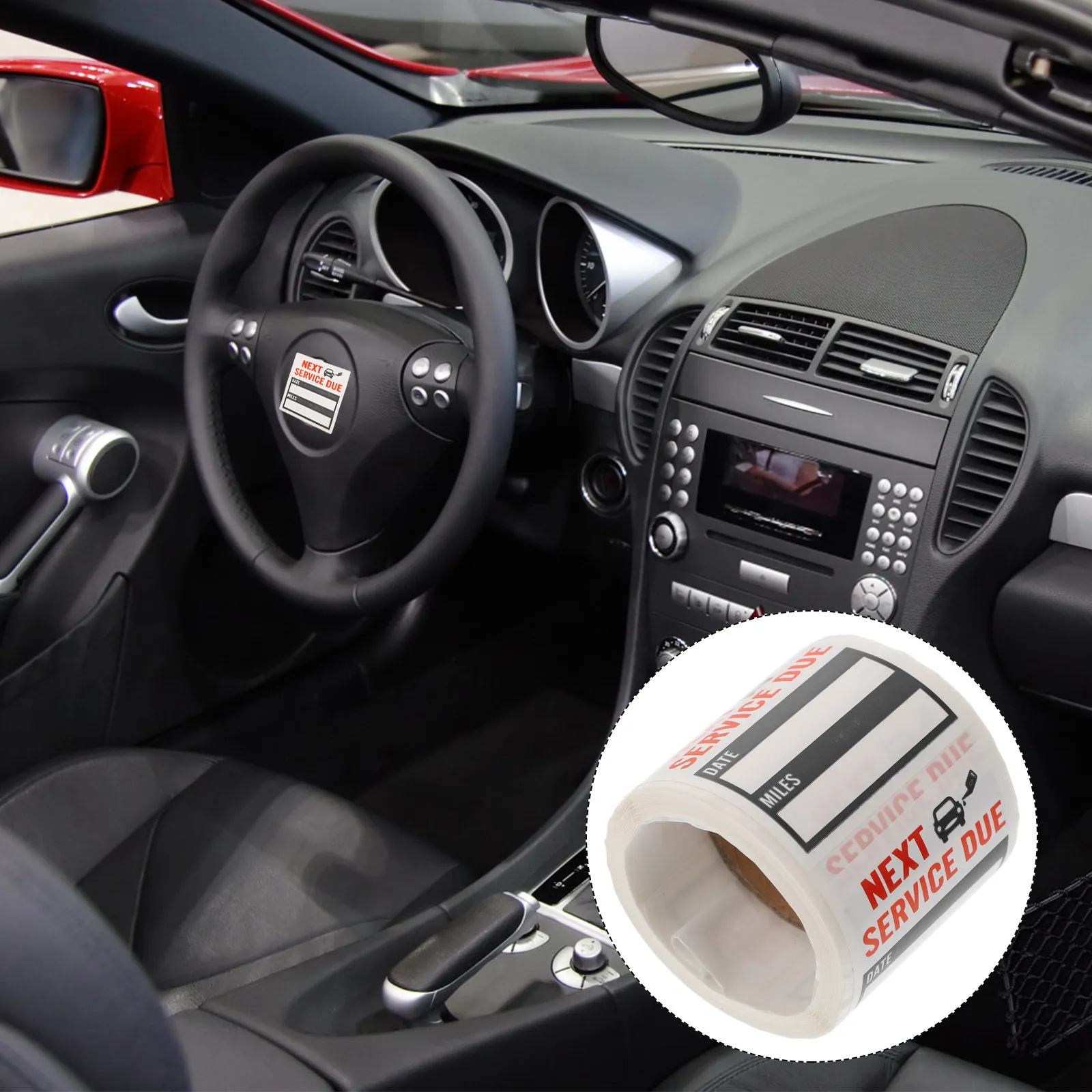 150Pcs Premium Service Due Stickers Roll for Cars Easy Apply Remove No Residue Oil Change Reminder Maintenance Labels Waterproof
150Pcs Premium Service Due Stickers Roll for Cars Easy Apply Remove No Residue Oil Change Reminder Maintenance Labels Waterproof