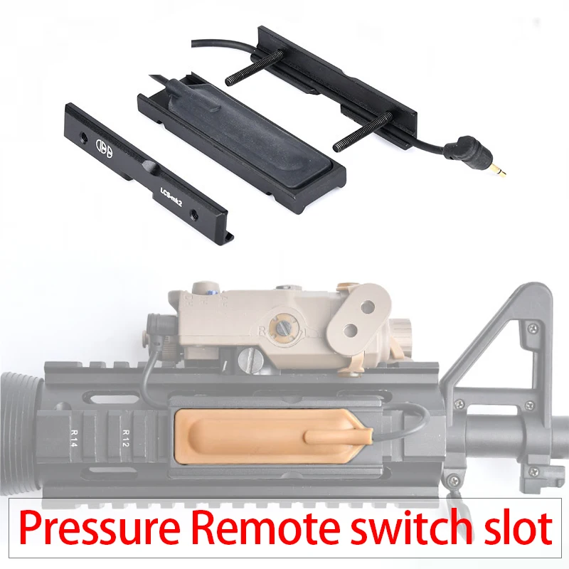 Tactical Flashlight/Laser Pressure Remote Switch Slot Mount Picatinny Rail Adapter Tail Switch Fixed Airsoft Hunting Accessory
Tactical Flashlight/Laser Pressure Remote Switch Slot Mount Picatinny Rail Adapter Tail Switch Fixed Airsoft Hunting Accessory