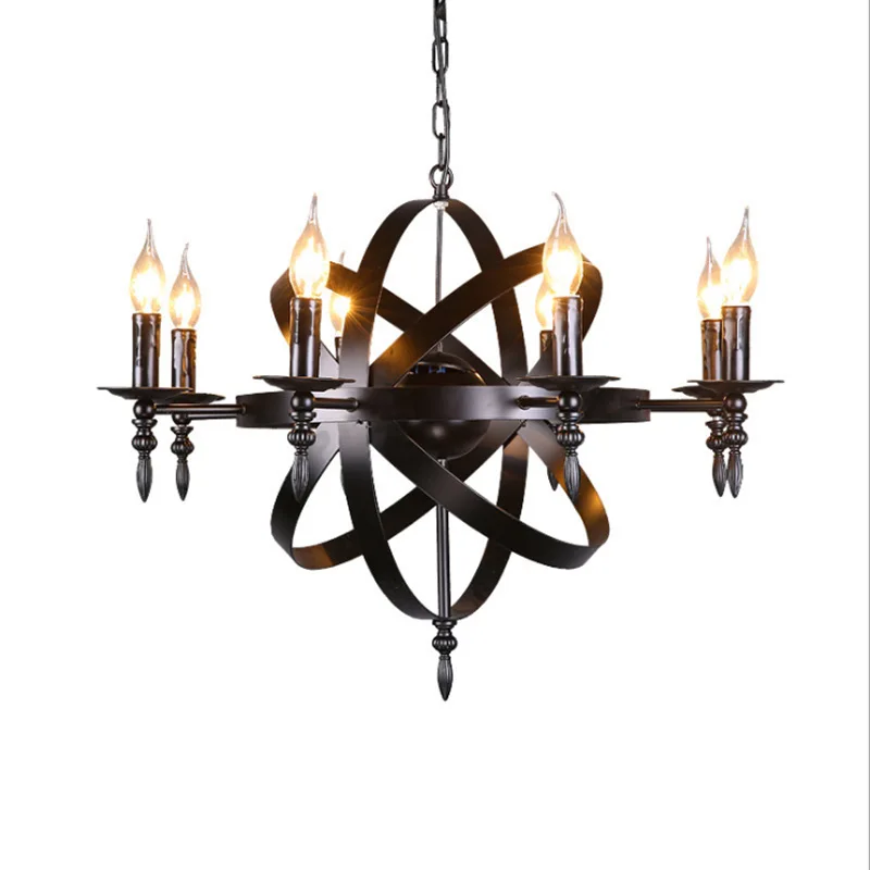Vintage Loft American Iron 8 heads Chandelier Retro Industrial Wind Globe Living Room Dining Room Kitchen Pendant Lamps
Vintage Loft American Iron 8 heads Chandelier Retro Industrial Wind Globe Living Room Dining Room Kitchen Pendant Lamps