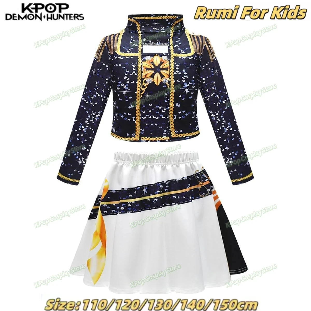 2025 Hot Rumi Girls Clothes KPop Demon Hunters Costume Kid Cosplay Huntrx Zoey Mira Party Dress Bag Children Performance Uniform
2025 Hot Rumi Girls Clothes KPop Demon Hunters Costume Kid Cosplay Huntrx Zoey Mira Party Dress Bag Children Performance Uniform
