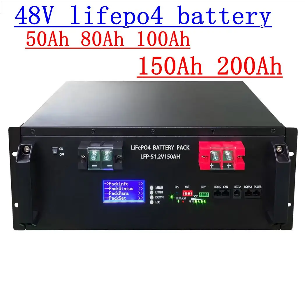 48V 50Ah 100AH 120Ah 150Ah 200Ah Lifepo4 lithium battery lifepo bluetooth for solar system hybrid inverter 2000W 5000W 10KW
48V 50Ah 100AH 120Ah 150Ah 200Ah Lifepo4 lithium battery lifepo bluetooth for solar system hybrid inverter 2000W 5000W 10KW