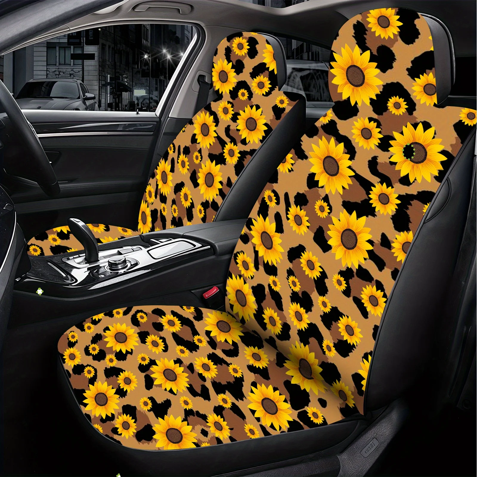 2pcs Car Seat Covers, Fashionable Sunflower Leopard Print Design, Protects Seats, Suitable For All Seasons, Perfect Gift For Fri
2pcs Car Seat Covers, Fashionable Sunflower Leopard Print Design, Protects Seats, Suitable For All Seasons, Perfect Gift For Fri
