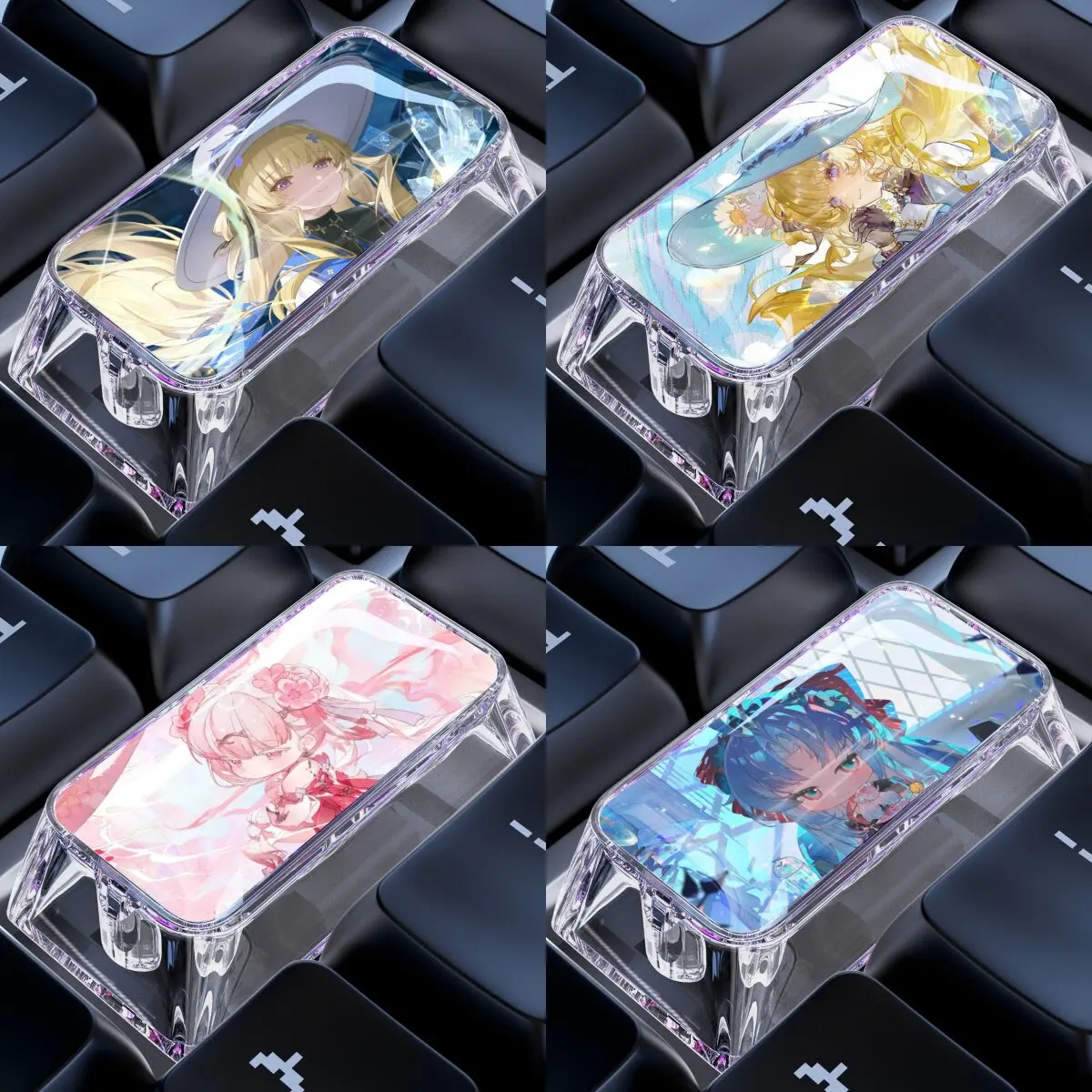 Механические клавиши для клавиатуры DIY Wuthering Waves Phoebe, перекрестно-осевые механические клавиши для ПК, персонализированные кейкапы, подарочные игрушки
Механические клавиши для клавиатуры DIY Wuthering Waves Phoebe, перекрестно-осевые механические клавиши для ПК, персонализированные кейкапы, подарочные игрушки