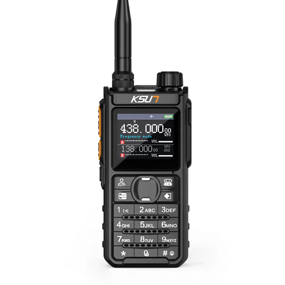 KSUN UV108D 5w Long Range Dual Band Handheld Two Way Radio Walkie Talkies NOAA UHF VHF Amateur Ham Radio
KSUN UV108D 5w Long Range Dual Band Handheld Two Way Radio Walkie Talkies NOAA UHF VHF Amateur Ham Radio