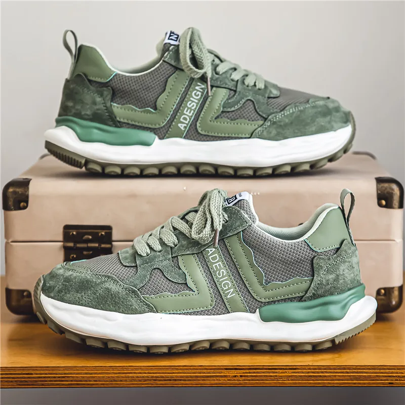 Men's Casual Fashion Sports Shoes Mesh Surface Breathable Actual Thick Sole Anti-slip Wear-resistant Running Shoes zapatillas
Men's Casual Fashion Sports Shoes Mesh Surface Breathable Actual Thick Sole Anti-slip Wear-resistant Running Shoes zapatillas