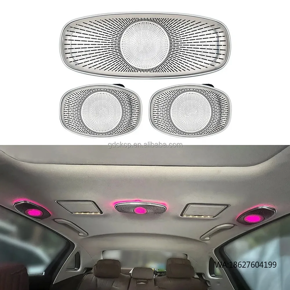 Задние потолочные динамики W222 с атмосферной подсветкой, 64 цвета LED-подсветки для S/E/C/GLC-класса W213 W205 X253
Задние потолочные динамики W222 с атмосферной подсветкой, 64 цвета LED-подсветки для S/E/C/GLC-класса W213 W205 X253