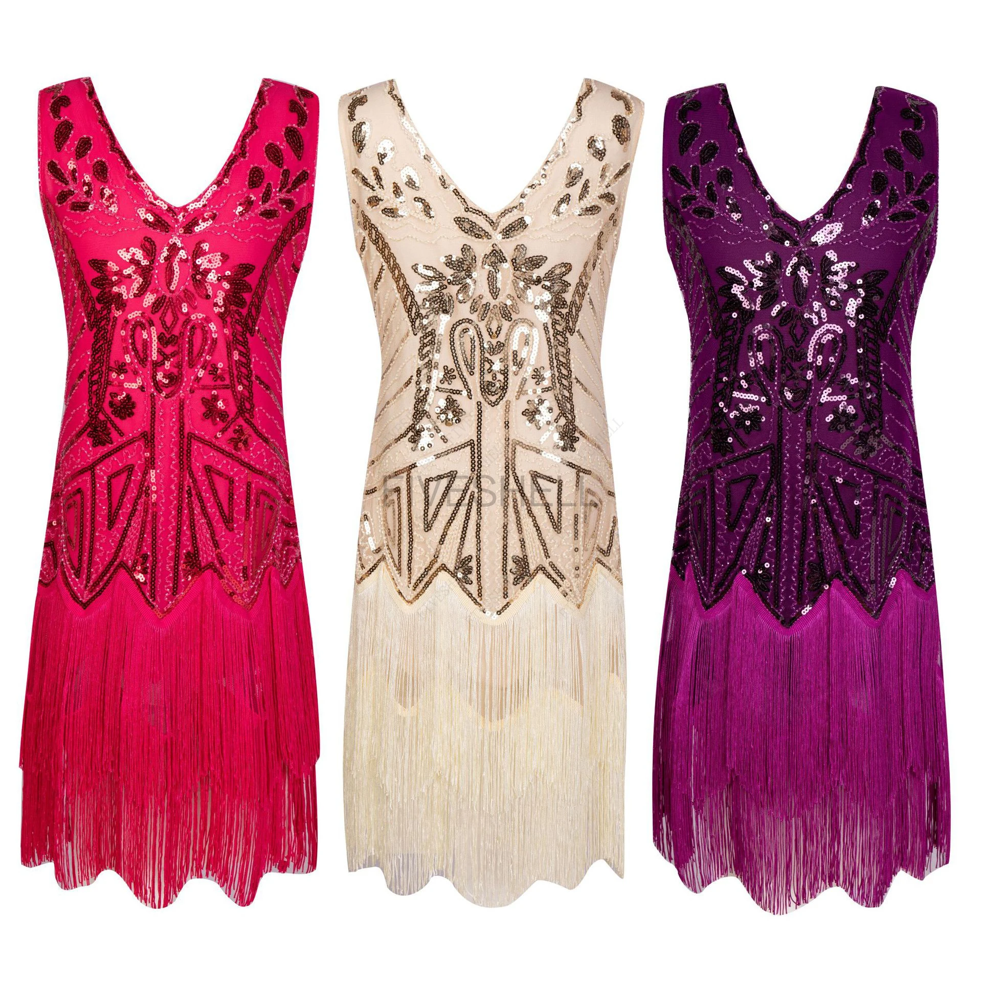 Sequins Beaded 1920s Great Gatsby Cosplay Inspired Sleeveless Flapper Dress Wedding Guest Evening Prom Dress Roaring 20s Costume
Sequins Beaded 1920s Great Gatsby Cosplay Inspired Sleeveless Flapper Dress Wedding Guest Evening Prom Dress Roaring 20s Costume