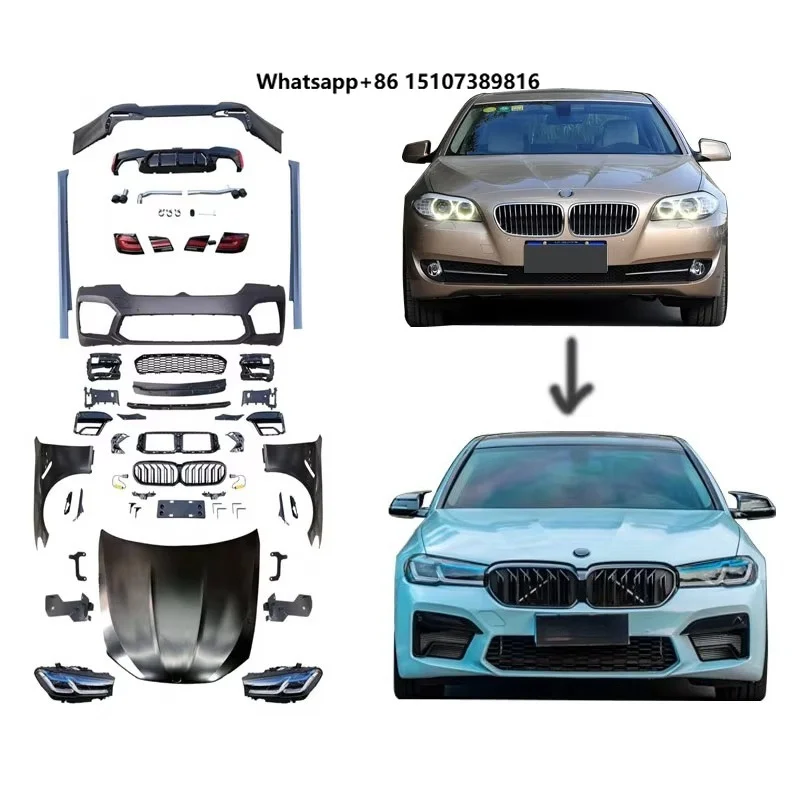 F10 to G30 Body Kit for 5 Series F10 Upgrade G30 LCI M5 Bumper Headlight Taillight F10 Old Upgrade New Body Kit
F10 to G30 Body Kit for 5 Series F10 Upgrade G30 LCI M5 Bumper Headlight Taillight F10 Old Upgrade New Body Kit