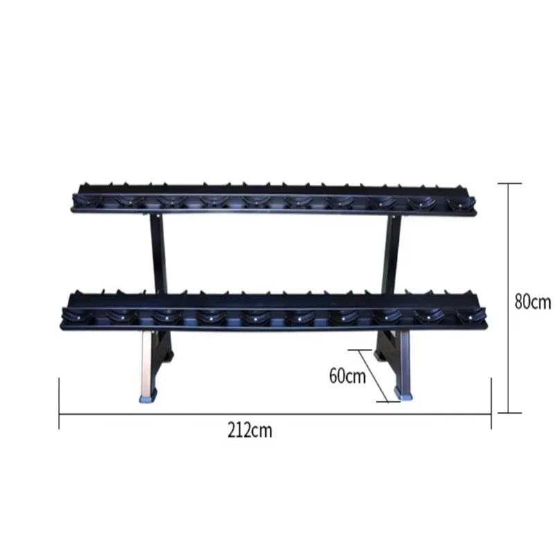 2-Tier and 6 Pairs Dumbbell Rack Commercial Gym Fitness Equipment Heavy Duty Steel Stable Durable Structure for Indoor Gym
2-Tier and 6 Pairs Dumbbell Rack Commercial Gym Fitness Equipment Heavy Duty Steel Stable Durable Structure for Indoor Gym