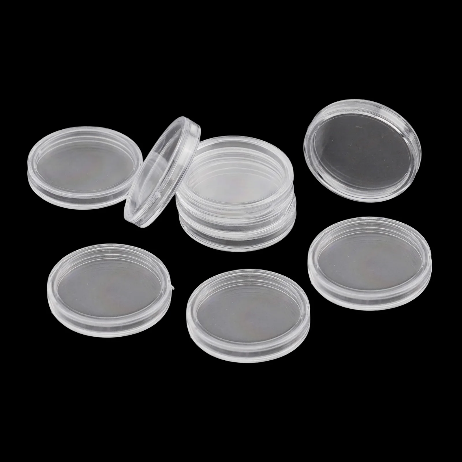 100pcs Clear Round Coin Capsules, 22mm Diameter, Safe and Convenient Storage Holder, Great for Coin Collection
100pcs Clear Round Coin Capsules, 22mm Diameter, Safe and Convenient Storage Holder, Great for Coin Collection