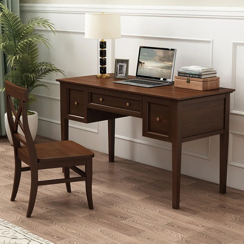 Nordic Solid Wood Desk Simple Modern Ash Wood Walnut Desk Student Home Office Dresser
Nordic Solid Wood Desk Simple Modern Ash Wood Walnut Desk Student Home Office Dresser