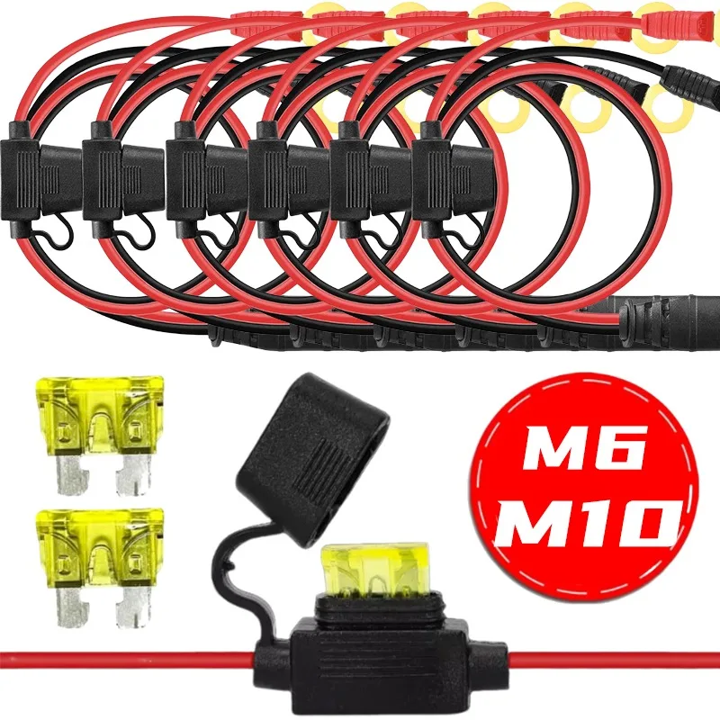 For NOCO GC008X Connect Cable Car Plug Fast Charging Connector Cable Copper and PVC Cable M6/M10 Perforated Terminal Connector
For NOCO GC008X Connect Cable Car Plug Fast Charging Connector Cable Copper and PVC Cable M6/M10 Perforated Terminal Connector