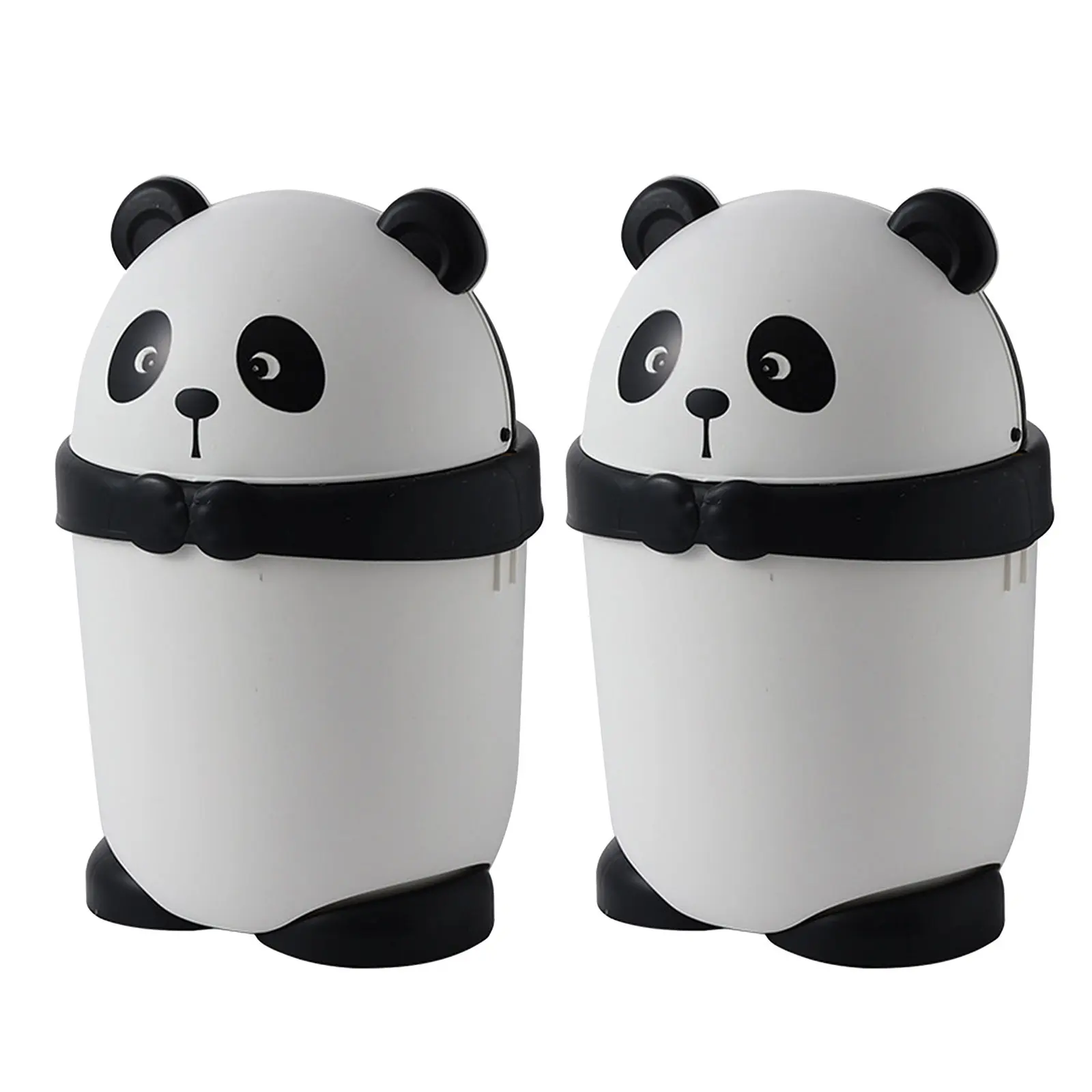 2Pcs Panda Garbage Can Cartoon Trash Bin Flip Lid Mini Desktop Trash Can for Kitchen Bathroom Bedroom Office Waste Bin
2Pcs Panda Garbage Can Cartoon Trash Bin Flip Lid Mini Desktop Trash Can for Kitchen Bathroom Bedroom Office Waste Bin