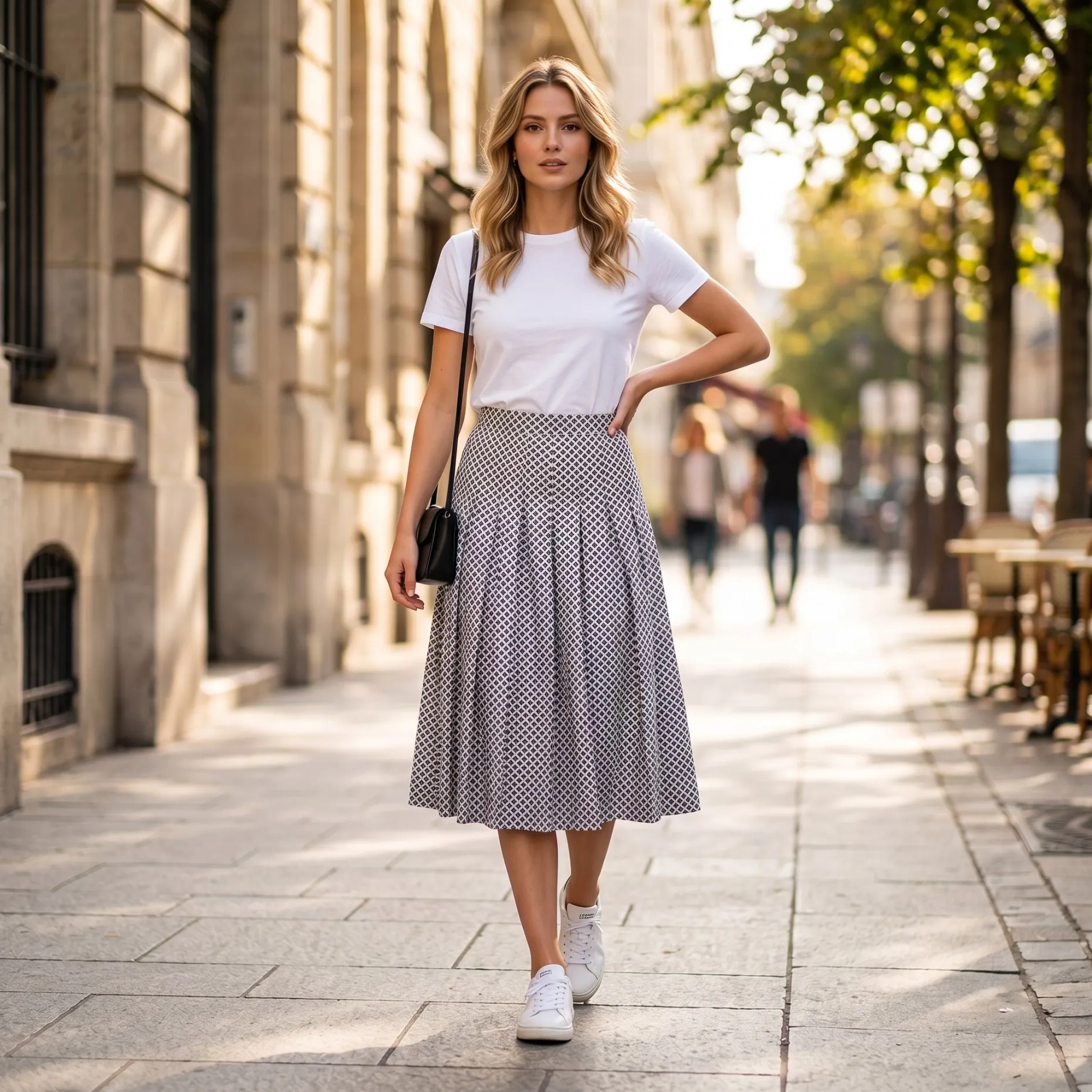 Ladies Chic Skirt Solid Color High Waist Midi Skirt Women Fashion Midi Skirt Soft Fabric Casual Style Ladies Chic Skirt BC2234
Ladies Chic Skirt Solid Color High Waist Midi Skirt Women Fashion Midi Skirt Soft Fabric Casual Style Ladies Chic Skirt BC2234