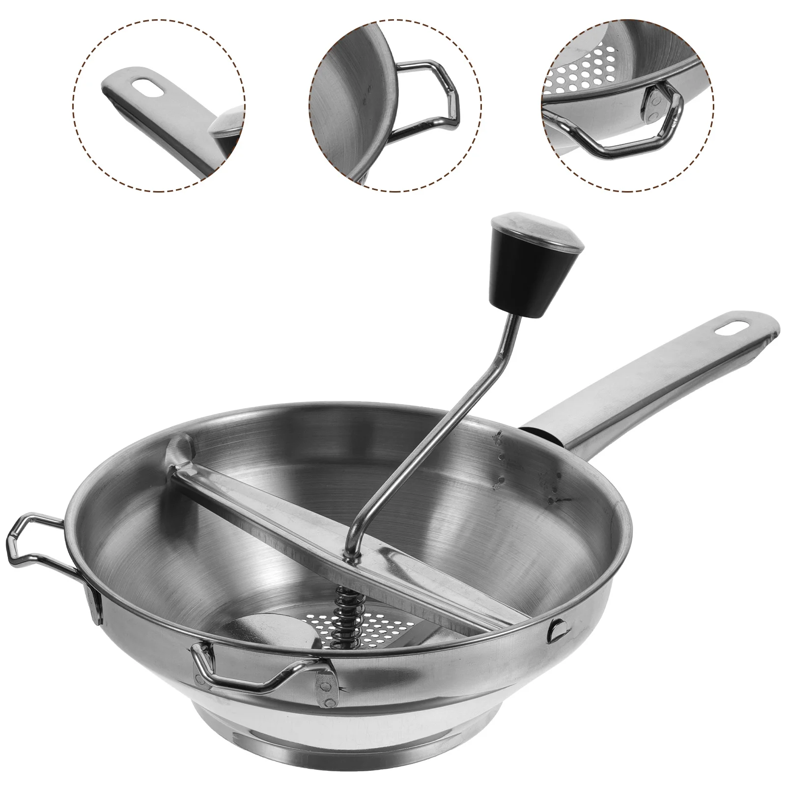 Potato Masher Pumpkin Presser Ricer Grinder Practical Kitchen Tool Fruit Stainless Steel Vegetable
Potato Masher Pumpkin Presser Ricer Grinder Practical Kitchen Tool Fruit Stainless Steel Vegetable
