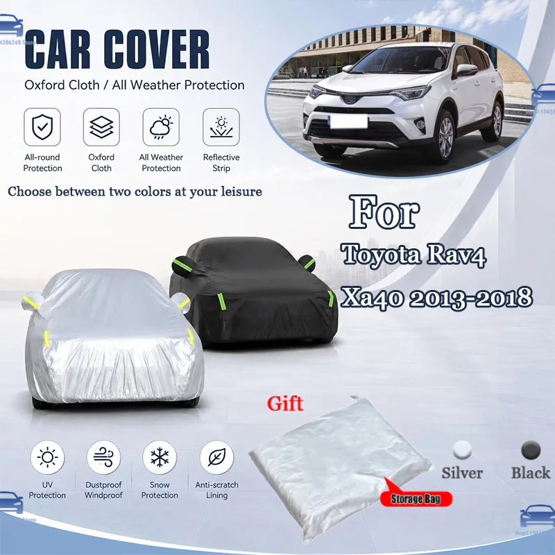 For Toyota Rav4 Xa40 2013-2018 All Weather Oxford Car Cover Uv Snow Dustproof Reflective Strip Outdoor Protection
For Toyota Rav4 Xa40 2013-2018 All Weather Oxford Car Cover Uv Snow Dustproof Reflective Strip Outdoor Protection