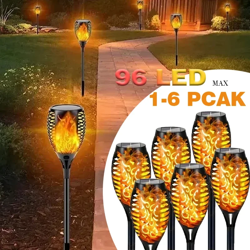 Solar Flame Torch Light Outdoor Waterproof LED Flickering Garden Decore Weatherproof Auto On/Off Patio Pathway Yard Landscap BBQ
Solar Flame Torch Light Outdoor Waterproof LED Flickering Garden Decore Weatherproof Auto On/Off Patio Pathway Yard Landscap BBQ
