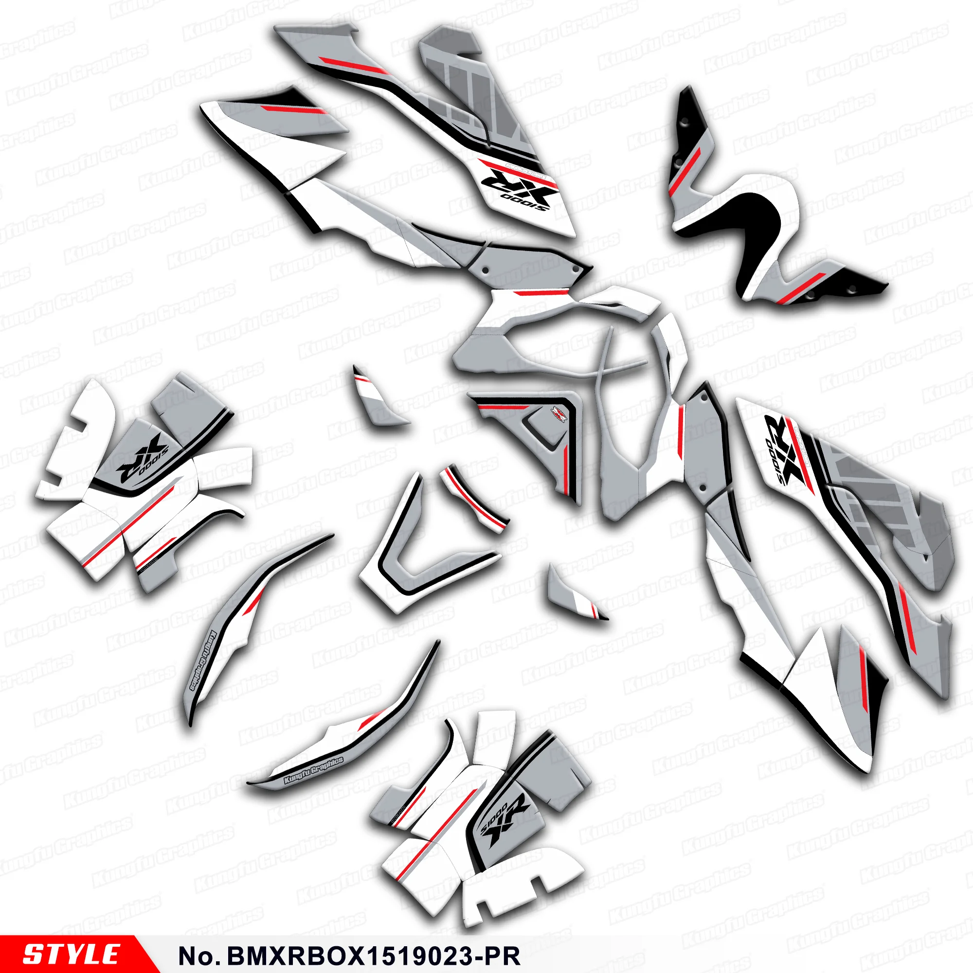 JY Racing Custom Graphics Decal Kit Racing Sticker for BMW S1000XR 2015 2016 2017 2018 2019, Restyled, BMXRBOX1519023-PR
JY Racing Custom Graphics Decal Kit Racing Sticker for BMW S1000XR 2015 2016 2017 2018 2019, Restyled, BMXRBOX1519023-PR
