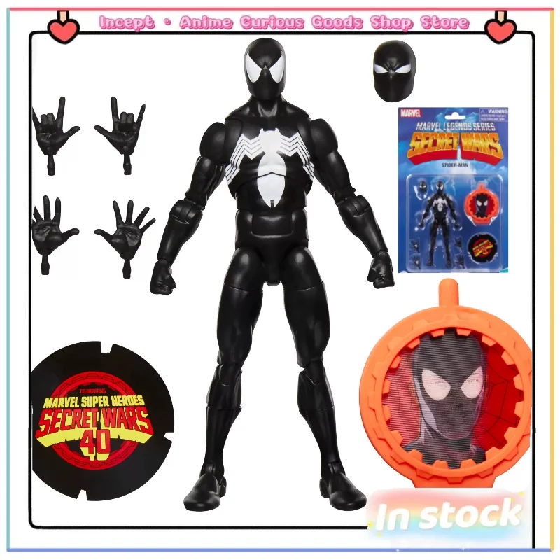 In Stock Hasbro Marvel Legends Secret Wars Symbiote Spider-Man 6-inch Articulated Movable Deluxe Set Collection Birthday Gift
In Stock Hasbro Marvel Legends Secret Wars Symbiote Spider-Man 6-inch Articulated Movable Deluxe Set Collection Birthday Gift