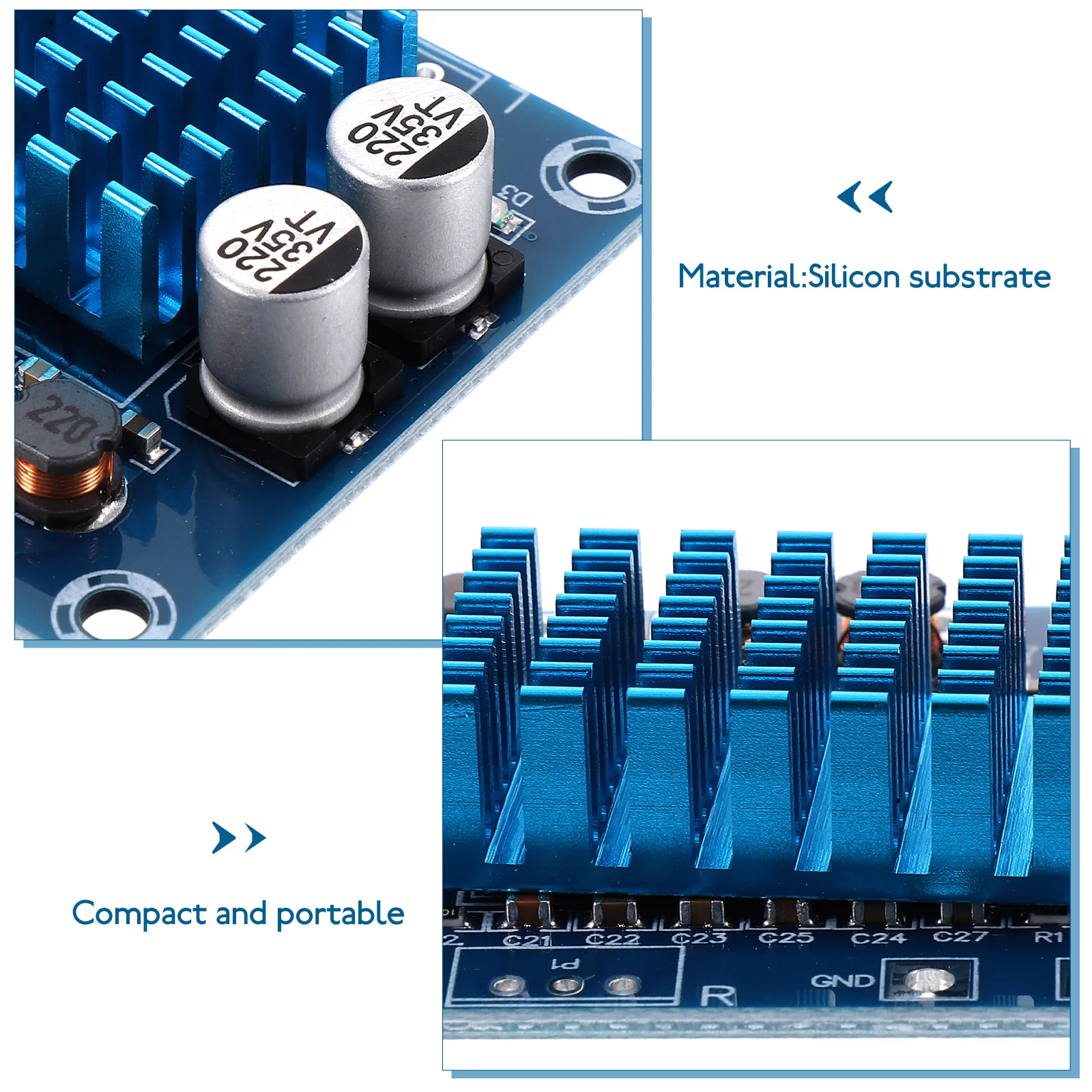 High Definition Audio Amplifier Board 12V24V Dual Channel 30W Output MP3 Module Portable Sound System Digital Power Amplifier
High Definition Audio Amplifier Board 12V24V Dual Channel 30W Output MP3 Module Portable Sound System Digital Power Amplifier