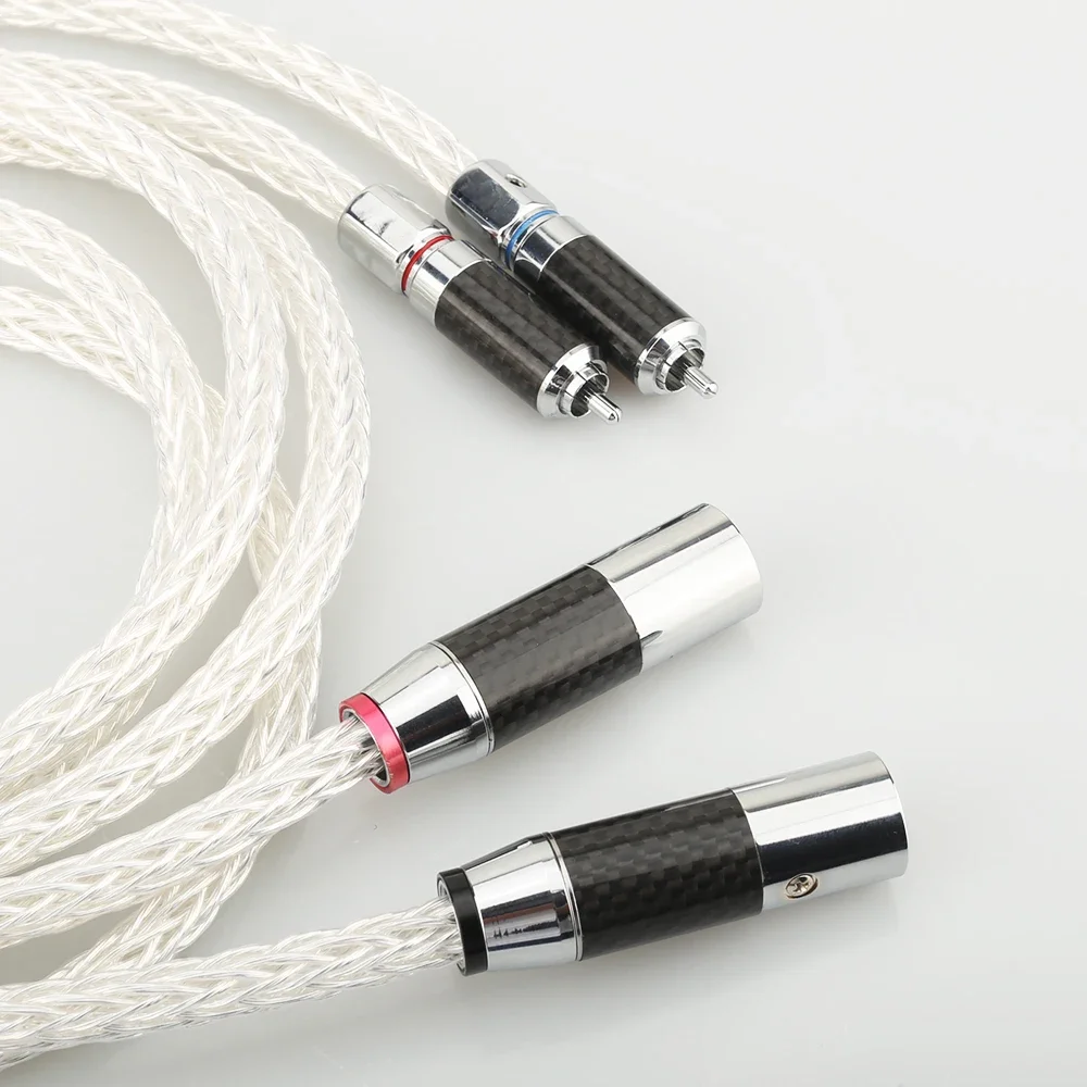 HiFi Audio OCC Silver Plated XLR Balance Cable with RCA Male to XLR Male Female Connector 8AG Twist RCA Cable
HiFi Audio OCC Silver Plated XLR Balance Cable with RCA Male to XLR Male Female Connector 8AG Twist RCA Cable