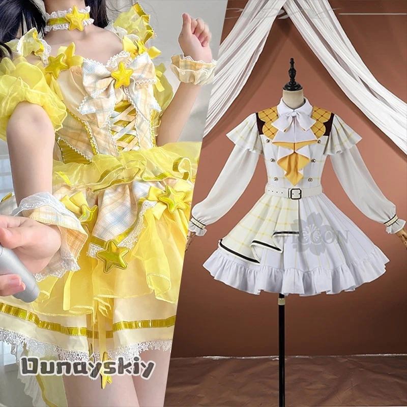 aBcAzo*Nijigasaki High School Idol Club Cosplay Anime Game LoveLive! 15th Anniversary New Outfit Kawaii Idol Yellow White Dress
aBcAzo*Nijigasaki High School Idol Club Cosplay Anime Game LoveLive! 15th Anniversary New Outfit Kawaii Idol Yellow White Dress