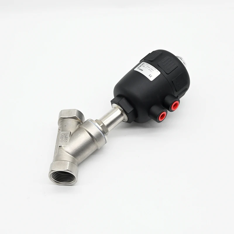 Sanitary high quality dn15-dn100 stainless steel 304 SS316L y type pneumatic valve with plastic head pneumatic angle seat valve
Sanitary high quality dn15-dn100 stainless steel 304 SS316L y type pneumatic valve with plastic head pneumatic angle seat valve