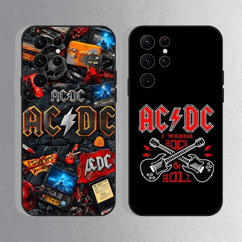 AC ROCK DC Band Phone Case For Samsung S25,S24 Ultra,S20,S30 plus,S22 plus,S23,S30 Ultra 5G Silicone Black Shell
AC ROCK DC Band Phone Case For Samsung S25,S24 Ultra,S20,S30 plus,S22 plus,S23,S30 Ultra 5G Silicone Black Shell
