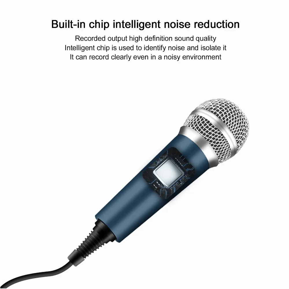 3.5mm Jack Wired Condenser Microphone with U Shaped 3.5mm Adapter Plug and Play Dynamic Karaoke Microphone Karaoke Microphone
3.5mm Jack Wired Condenser Microphone with U Shaped 3.5mm Adapter Plug and Play Dynamic Karaoke Microphone Karaoke Microphone