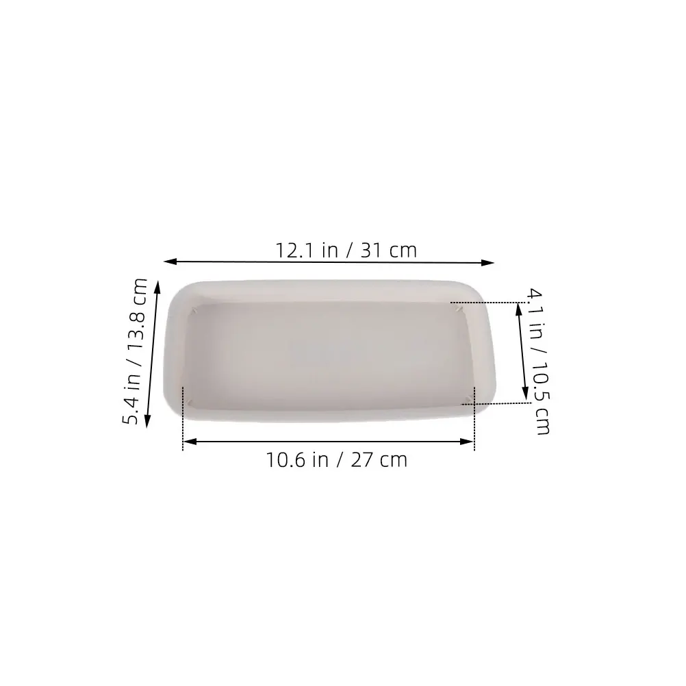 5 Pcs Rectangular Flower Pot Trays 21x8 5cm Beige Prevent Water Leakage Durable Plastic Lightweight Anti Sun Aging Resistance
5 Pcs Rectangular Flower Pot Trays 21x8 5cm Beige Prevent Water Leakage Durable Plastic Lightweight Anti Sun Aging Resistance
