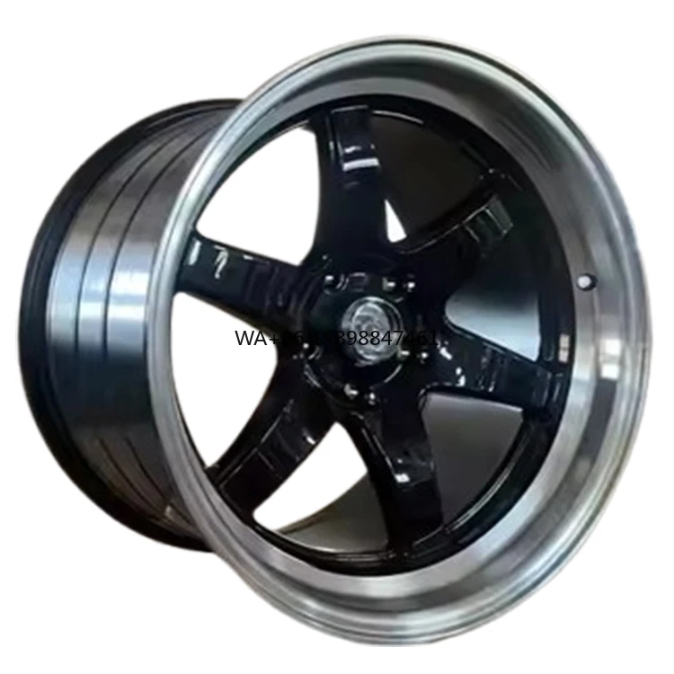 for Hot Rims 18 Inch PCD 5x114.3 BLACK+MACHINE LIP Fit for Car 18x9.5 Alloy Wheel Luxury high-end customization
for Hot Rims 18 Inch PCD 5x114.3 BLACK+MACHINE LIP Fit for Car 18x9.5 Alloy Wheel Luxury high-end customization