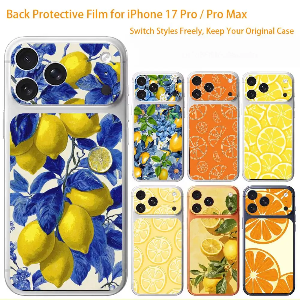 Summer Lemon 3D Full Body Skin Decal for iPhone 17/Pro/Pro Max Color Rear Protective Sticker
Summer Lemon 3D Full Body Skin Decal for iPhone 17/Pro/Pro Max Color Rear Protective Sticker