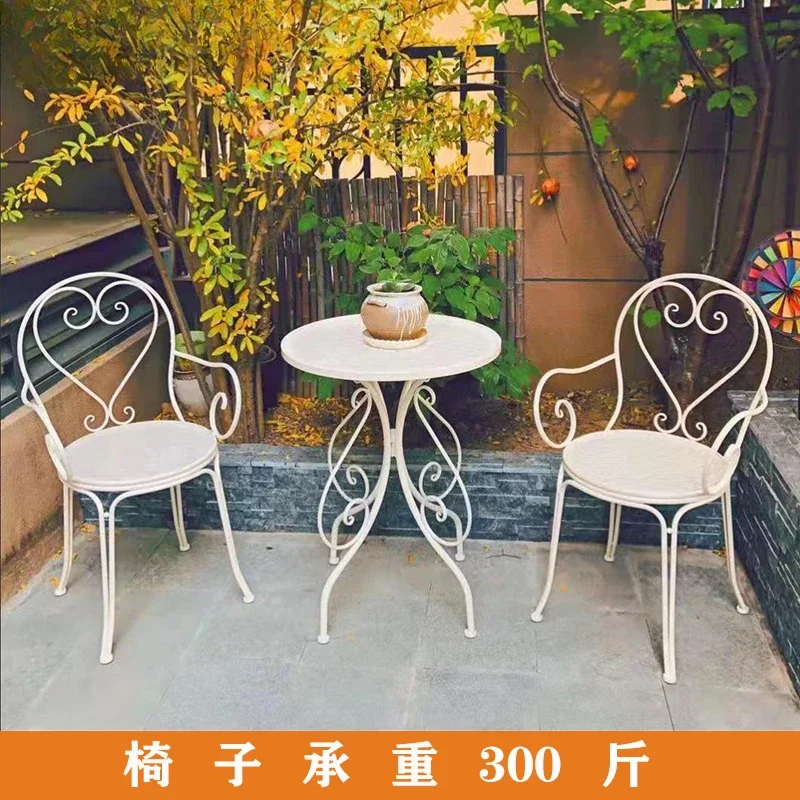 Balcony leisure table and chair three-piece courtyard garden wrought iron table and chair kit outdoor seat milk tea shop table a
Balcony leisure table and chair three-piece courtyard garden wrought iron table and chair kit outdoor seat milk tea shop table a