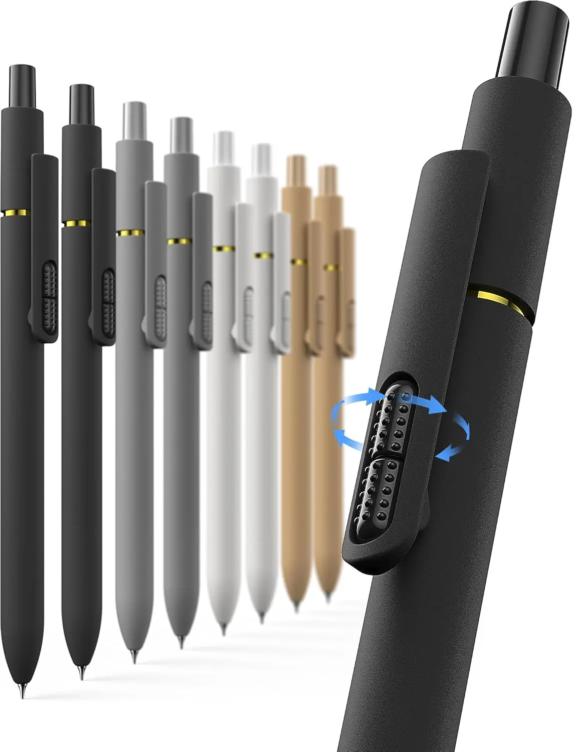 8 Pcs Gel Pens - 0.7mm Fine Point Smooth Writing Black Ink, Quick-Dry Long Lasting, School & Office Supplies
8 Pcs Gel Pens - 0.7mm Fine Point Smooth Writing Black Ink, Quick-Dry Long Lasting, School & Office Supplies