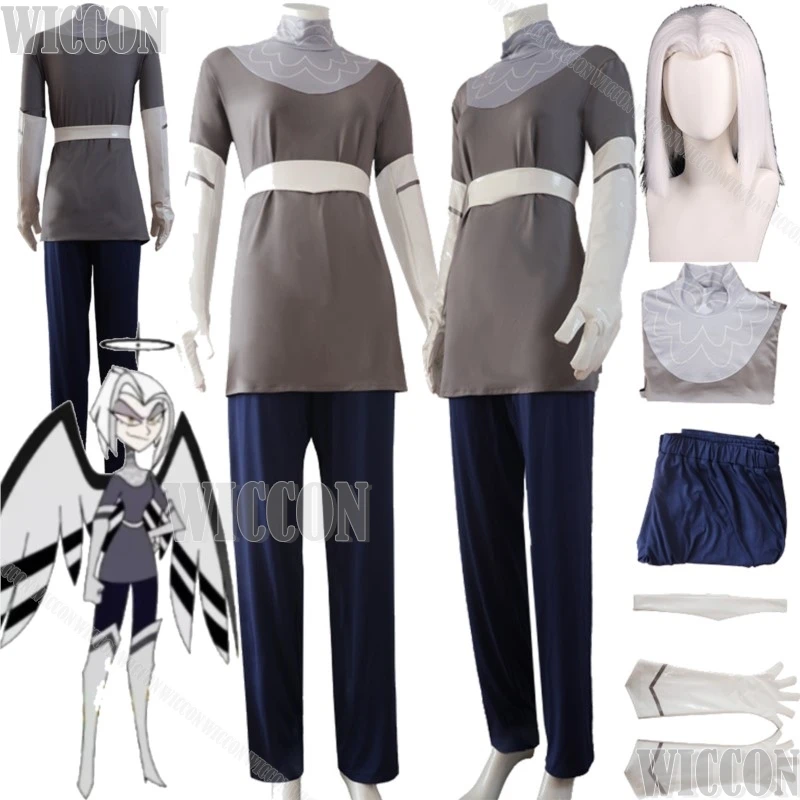 Hasssbin Lute Anime Demon Cosplay Gray Dress Full Set Costume Man Woman Suit White Wig Prop Navidad Halloween Festival Clothes
Hasssbin Lute Anime Demon Cosplay Gray Dress Full Set Costume Man Woman Suit White Wig Prop Navidad Halloween Festival Clothes