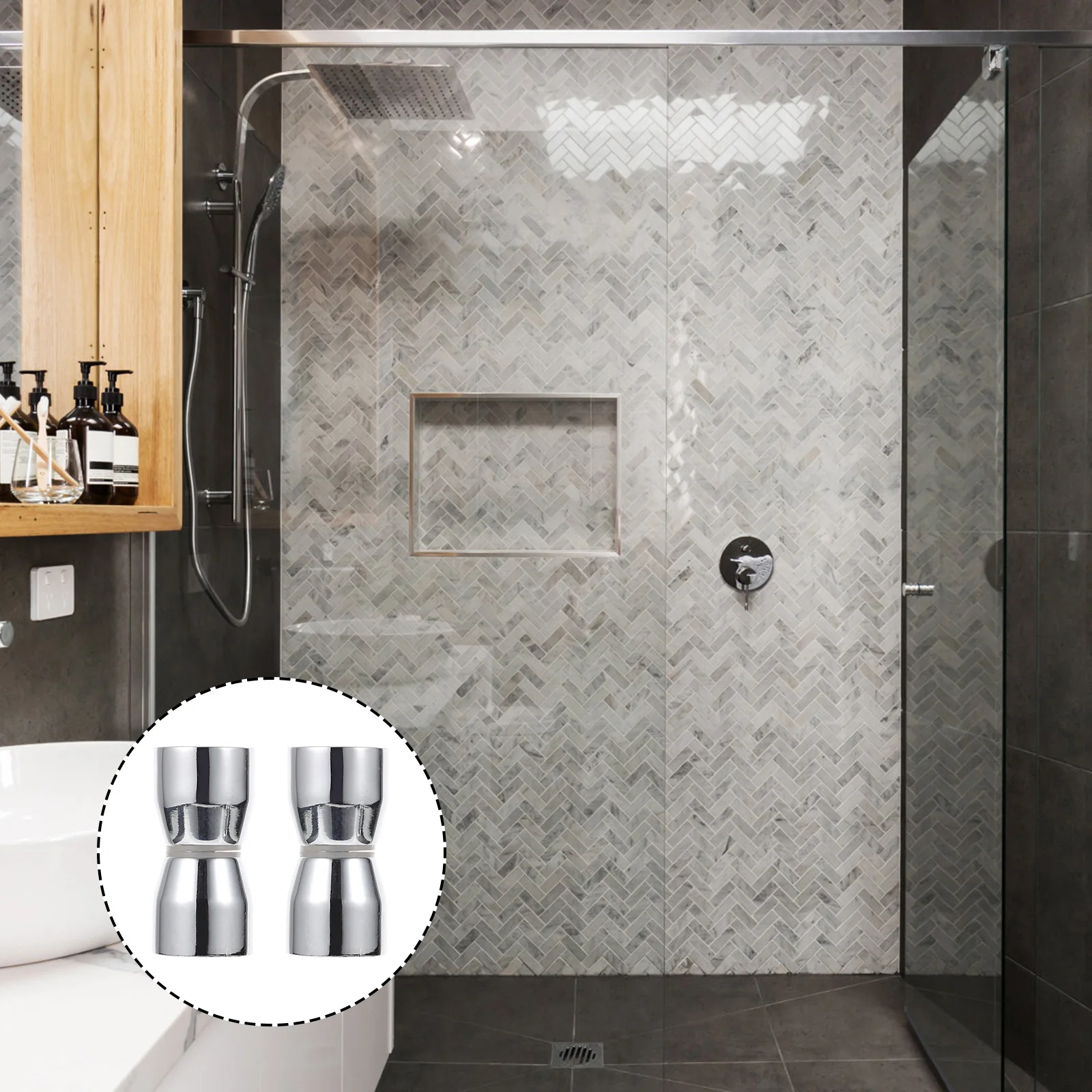 2pcs Zinc Alloy Solid Double Sided Knob Bathroom Glass Door H Door Accessories Suitable for Kitchen Cabinets
2pcs Zinc Alloy Solid Double Sided Knob Bathroom Glass Door H Door Accessories Suitable for Kitchen Cabinets