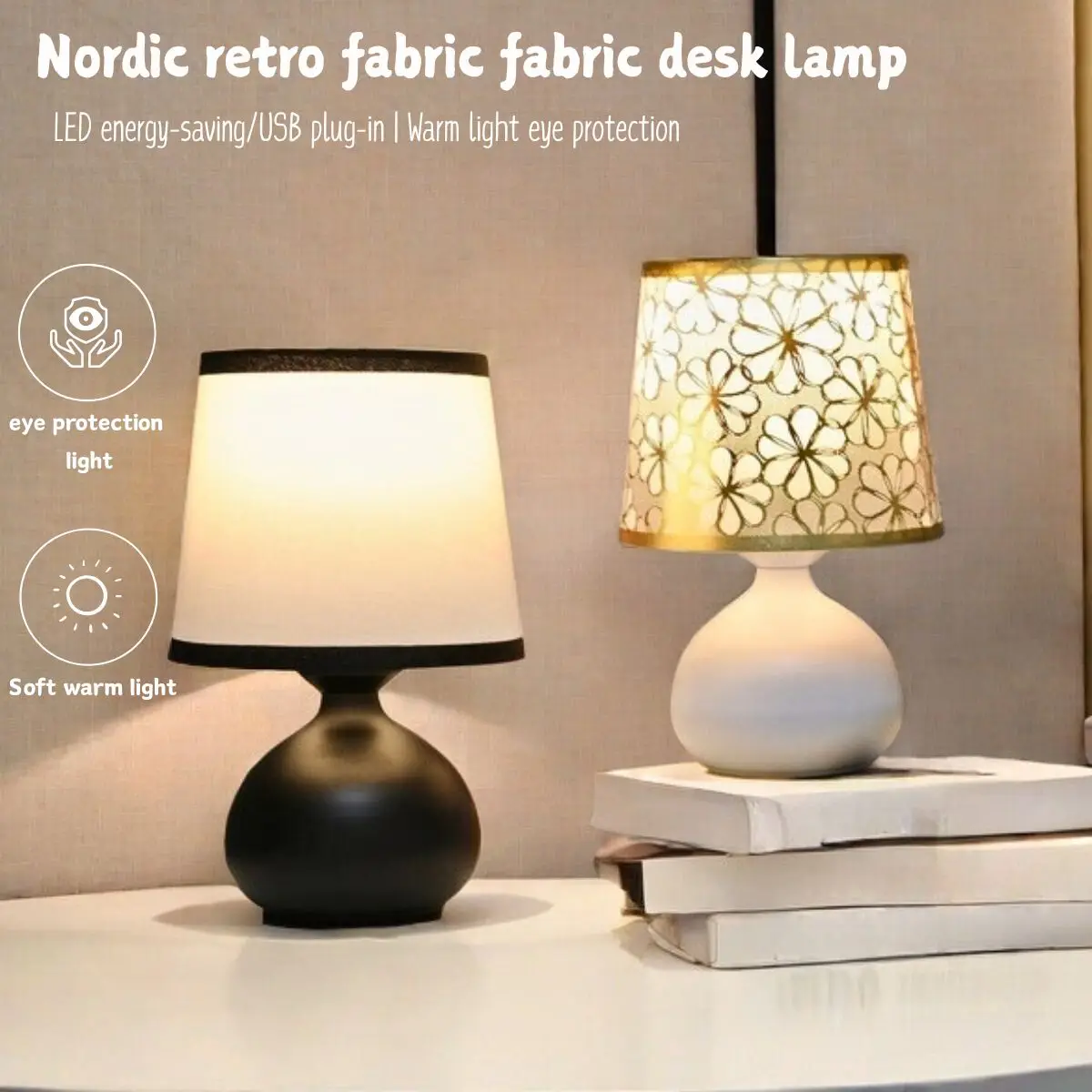 USB современная тканевая настольная лампа с проводным переключателем управления, теплый цветной свет, светильник для украшения прикроватной тумбочки в спальне, прикроватная лампа
USB современная тканевая настольная лампа с проводным переключателем управления, теплый цветной свет, светильник для украшения прикроватной тумбочки в спальне, прикроватная лампа