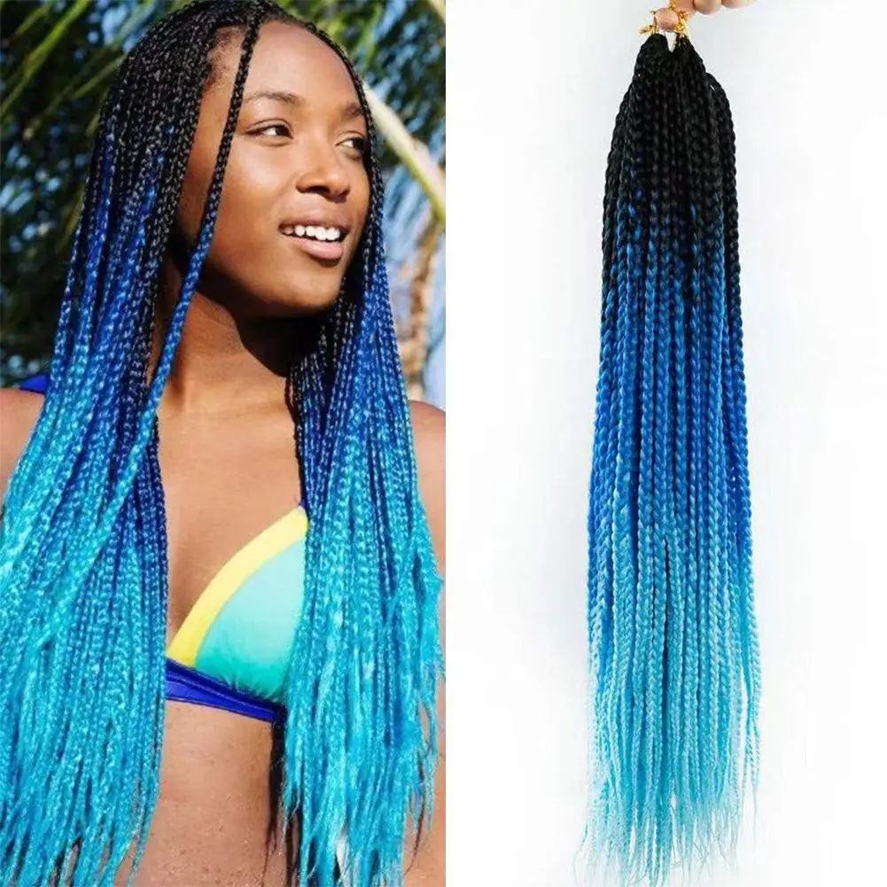 ONYX Box Braids Hair 24 Inch Long Ombre Crochet Hair 22 Strands/Pcs Synthetic Crochet Hair for Women African Braids
ONYX Box Braids Hair 24 Inch Long Ombre Crochet Hair 22 Strands/Pcs Synthetic Crochet Hair for Women African Braids