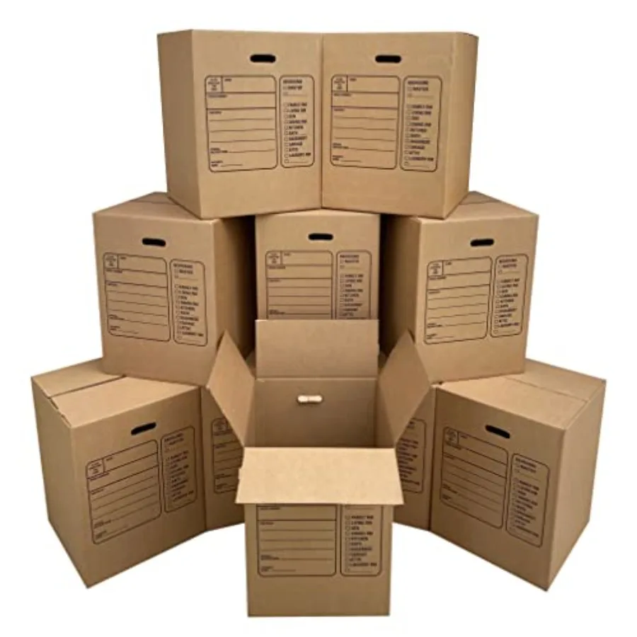Moving Boxes with Handles 10 Premium Large 18 x 18 x 24 Brown BOXINDSLAR10
Moving Boxes with Handles 10 Premium Large 18 x 18 x 24 Brown BOXINDSLAR10