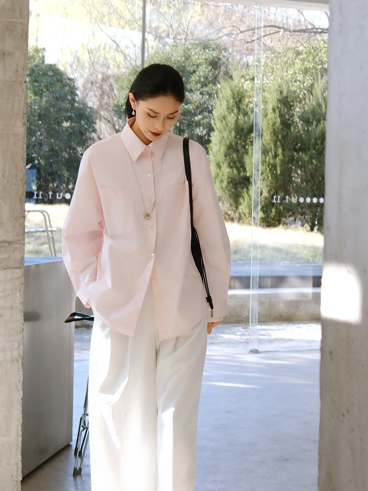 Jieji Zhang Spring 00% Cotton Double ket Basic Sle Commute irt Casual Loose Fit Long Sve ort Length Color
Jieji Zhang Spring 00% Cotton Double ket Basic Sle Commute irt Casual Loose Fit Long Sve ort Length Color