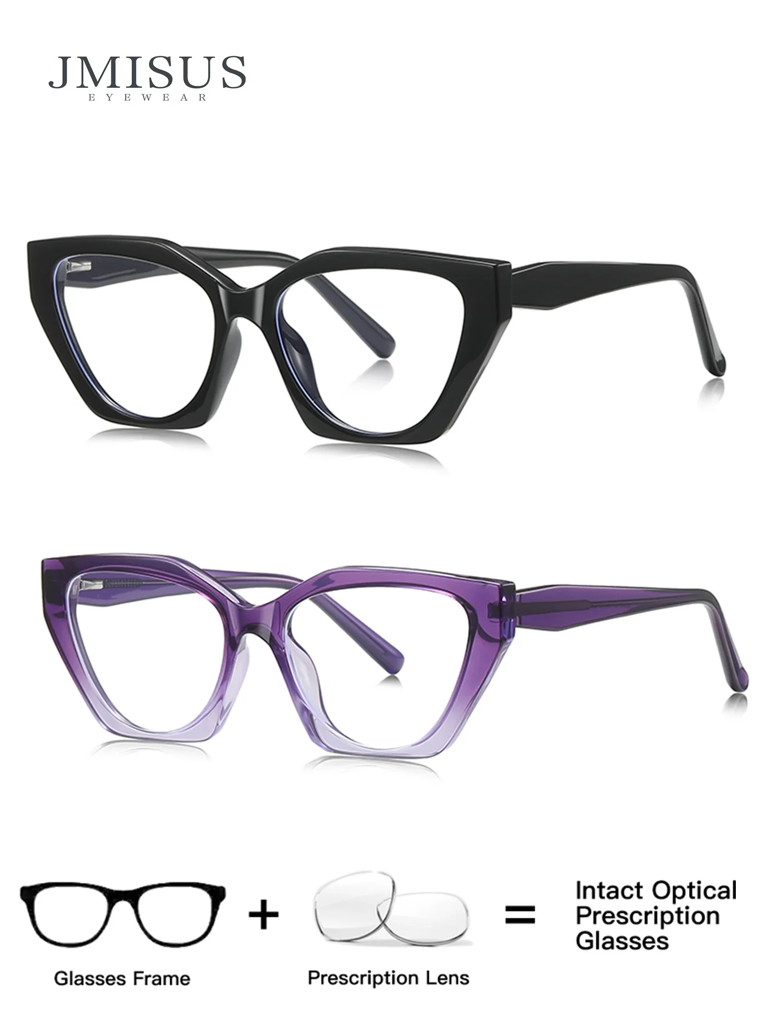 JMISUS Trendy Cat Eye Handmade Acetate Progressive Glasses Woman Anti-Blue Ray Photochromic Butterfly Prescription Eyewear
JMISUS Trendy Cat Eye Handmade Acetate Progressive Glasses Woman Anti-Blue Ray Photochromic Butterfly Prescription Eyewear
