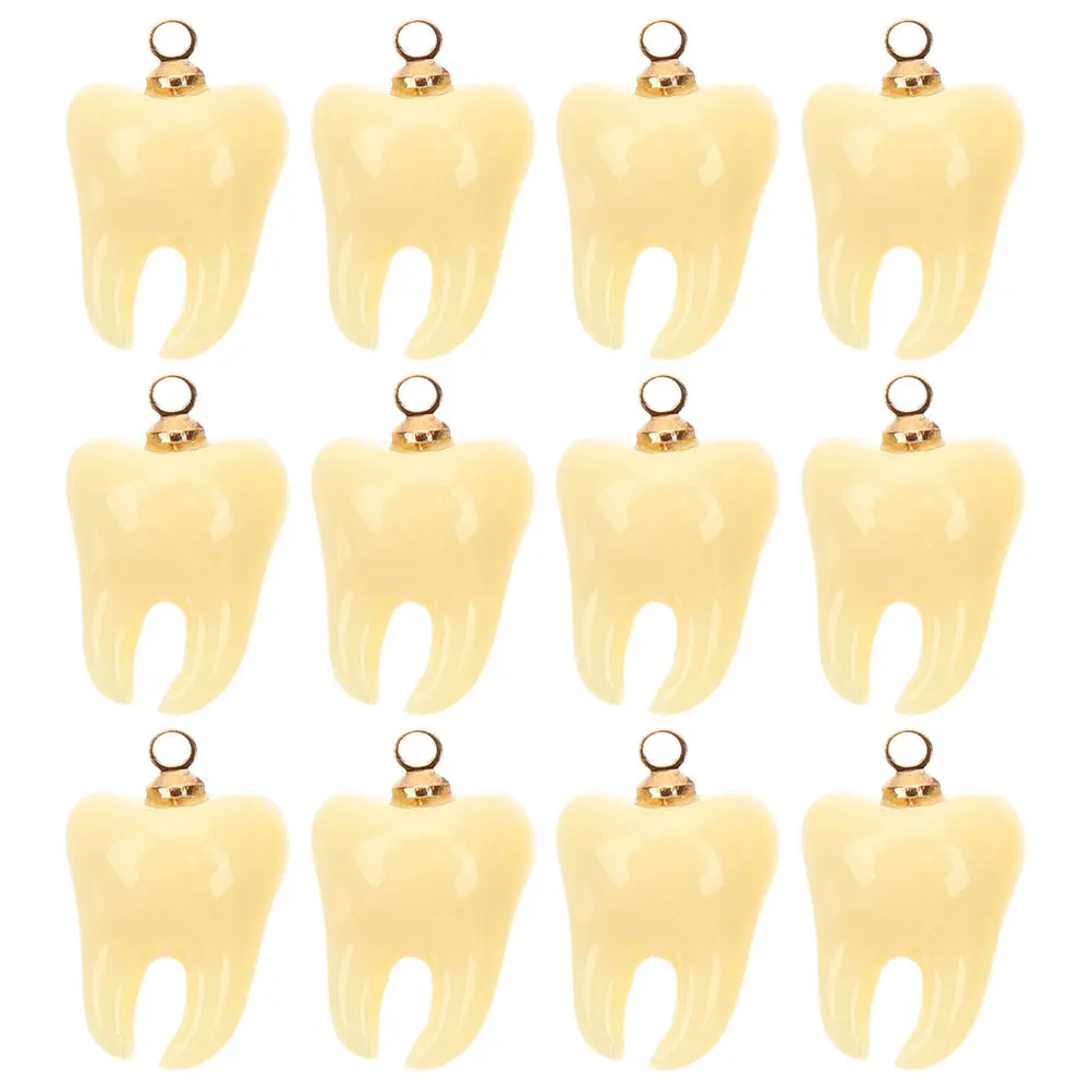 12Pcs Small Teeth Charms Resin Lightweight Hanging Hoops for DIY Jewelry Making Projects Charms for Necklace Bracelet Earring
12Pcs Small Teeth Charms Resin Lightweight Hanging Hoops for DIY Jewelry Making Projects Charms for Necklace Bracelet Earring