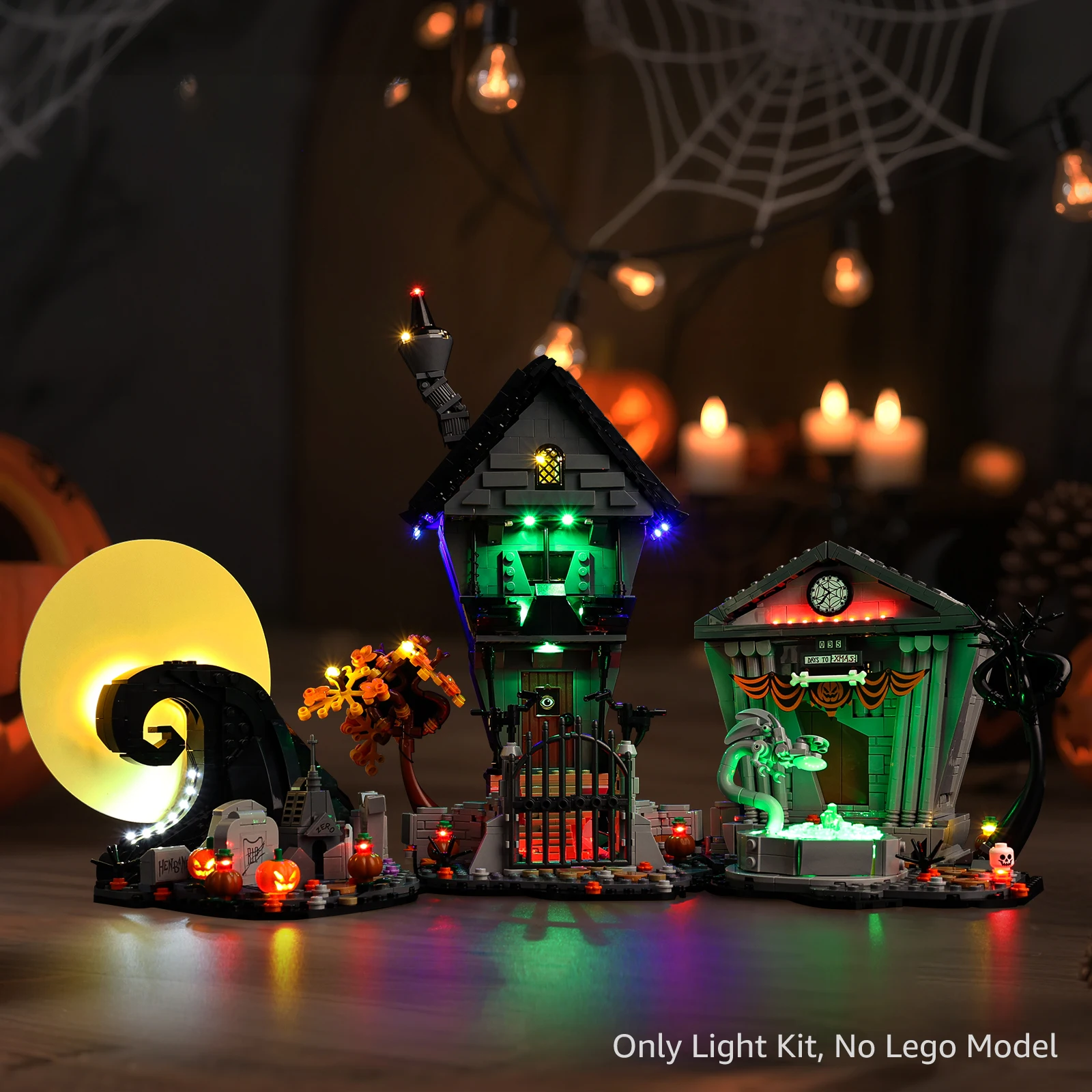 No Model LED Light Set Suitable for LEGO Disney Tim Burton's The Nightmare Before Christmas 21351 Building Blocks
No Model LED Light Set Suitable for LEGO Disney Tim Burton's The Nightmare Before Christmas 21351 Building Blocks