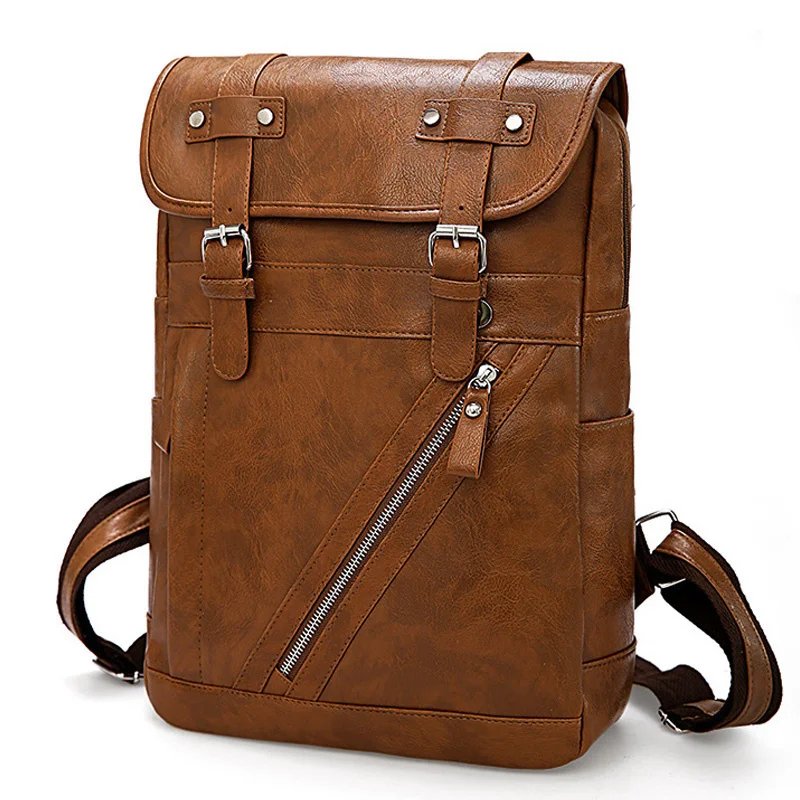 High-Quality Business PU Leather Backpack Men Casual Wear-Resistant Bagpack Fashion Travel Bags Large Capacity 's Bag
High-Quality Business PU Leather Backpack Men Casual Wear-Resistant Bagpack Fashion Travel Bags Large Capacity 's Bag