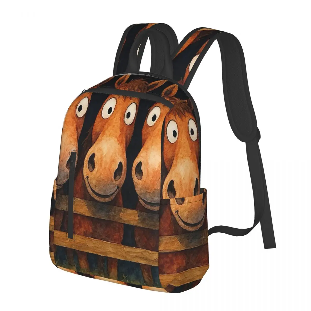 Three Cartoon Colorful Horses Student Backpack School Bag Hiking Travel Daypack for Men Women Bookbag Shoulder Bags
Three Cartoon Colorful Horses Student Backpack School Bag Hiking Travel Daypack for Men Women Bookbag Shoulder Bags