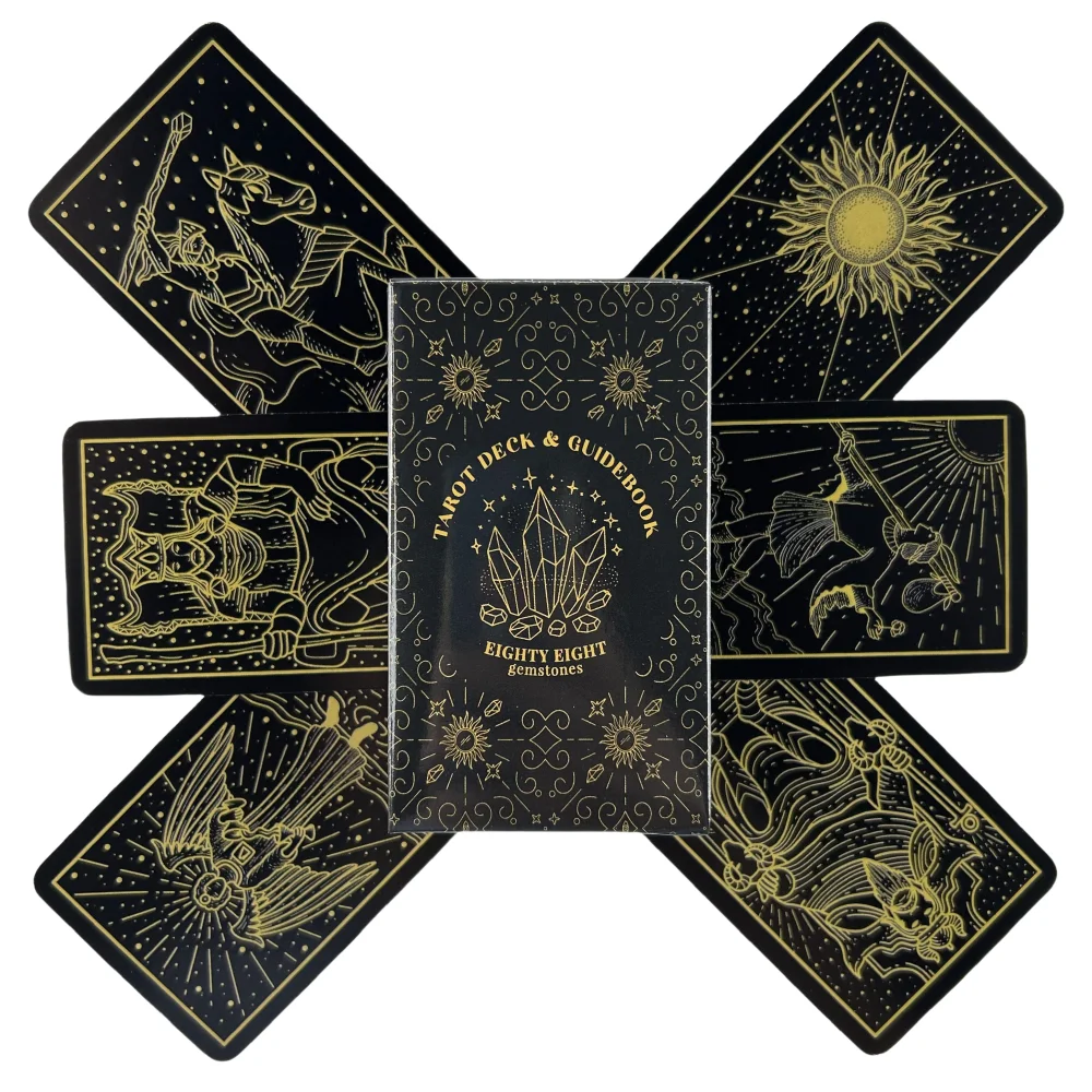 Eighty Eight Gemstones Tarot Oracle Leisure Entertainment Card Family Gathering Divination Deck Tarot Board Playing Card Game
Eighty Eight Gemstones Tarot Oracle Leisure Entertainment Card Family Gathering Divination Deck Tarot Board Playing Card Game