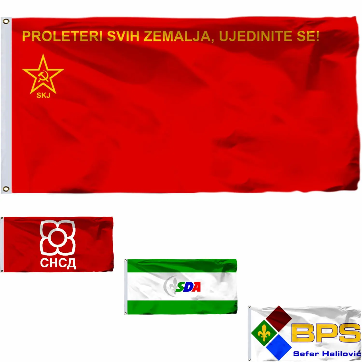 Bosnia And Herzegovina League Communists Yugoslavia Party Flag 3X5FT 90X150CM SNSD Banner
Bosnia And Herzegovina League Communists Yugoslavia Party Flag 3X5FT 90X150CM SNSD Banner