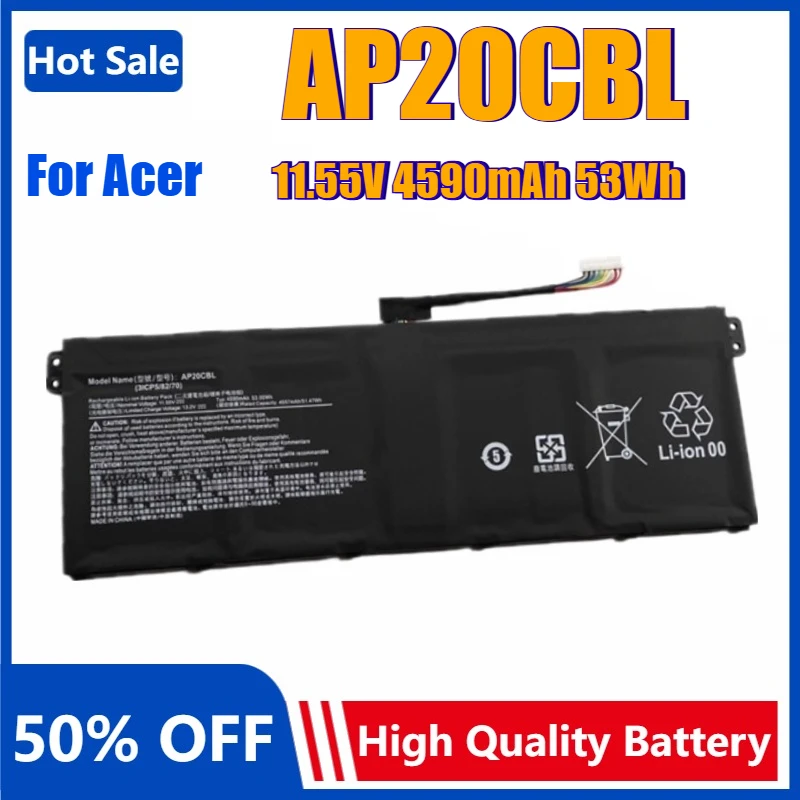 AP20CBL Аккумулятор для ноутбука Acer N19Q8 P50 Series SF314-43-RR4 R6NE R36MA515-46-R3UB R3CZ N20C5 S50-53-743W 11,55 В 4590 мАч
AP20CBL Аккумулятор для ноутбука Acer N19Q8 P50 Series SF314-43-RR4 R6NE R36MA515-46-R3UB R3CZ N20C5 S50-53-743W 11,55 В 4590 мАч