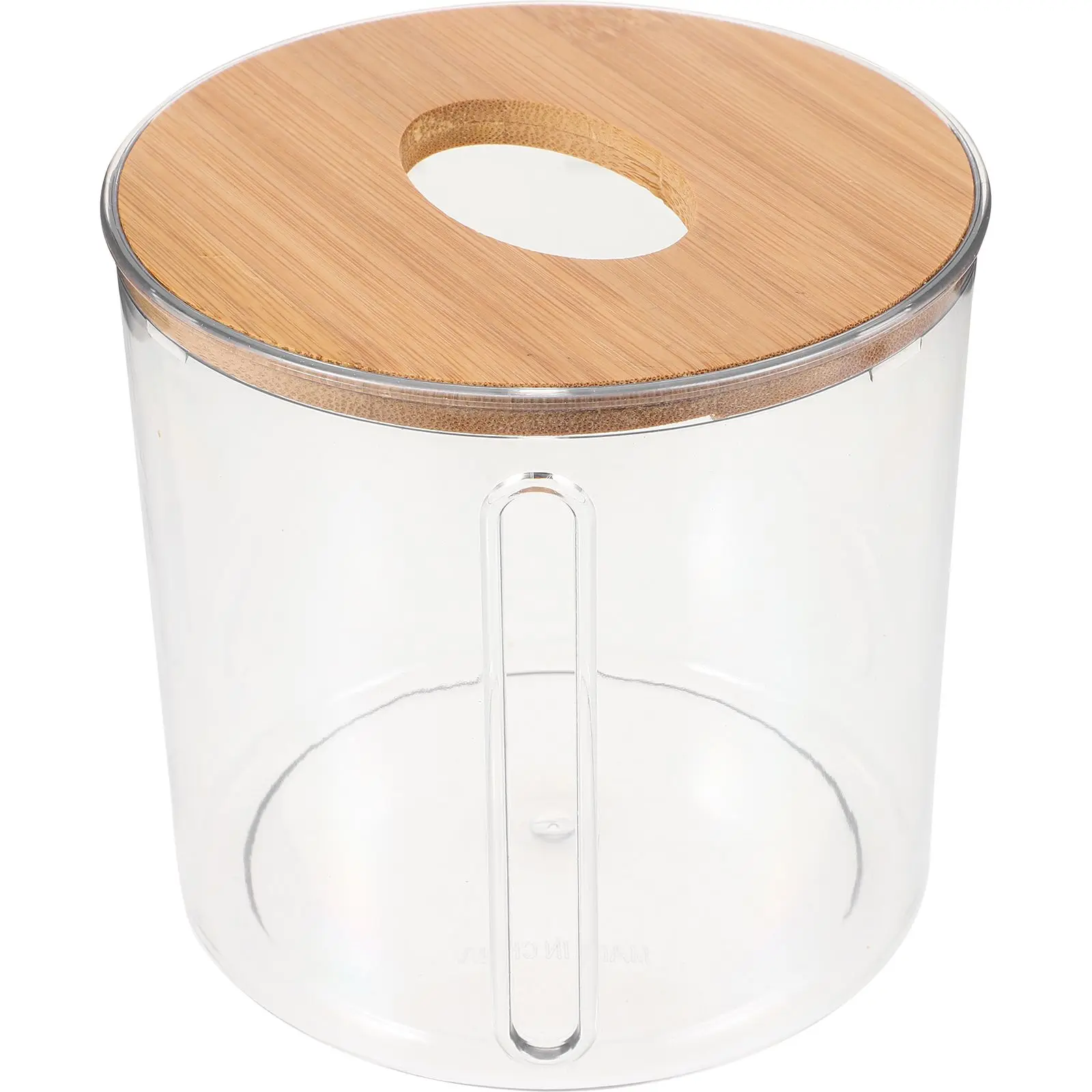 Round Tissue Box Holder Clear Plastic Wood Lid Bathroom Napkin Dispenser Home Office Paper Towel Bedroom Living Room Household
Round Tissue Box Holder Clear Plastic Wood Lid Bathroom Napkin Dispenser Home Office Paper Towel Bedroom Living Room Household