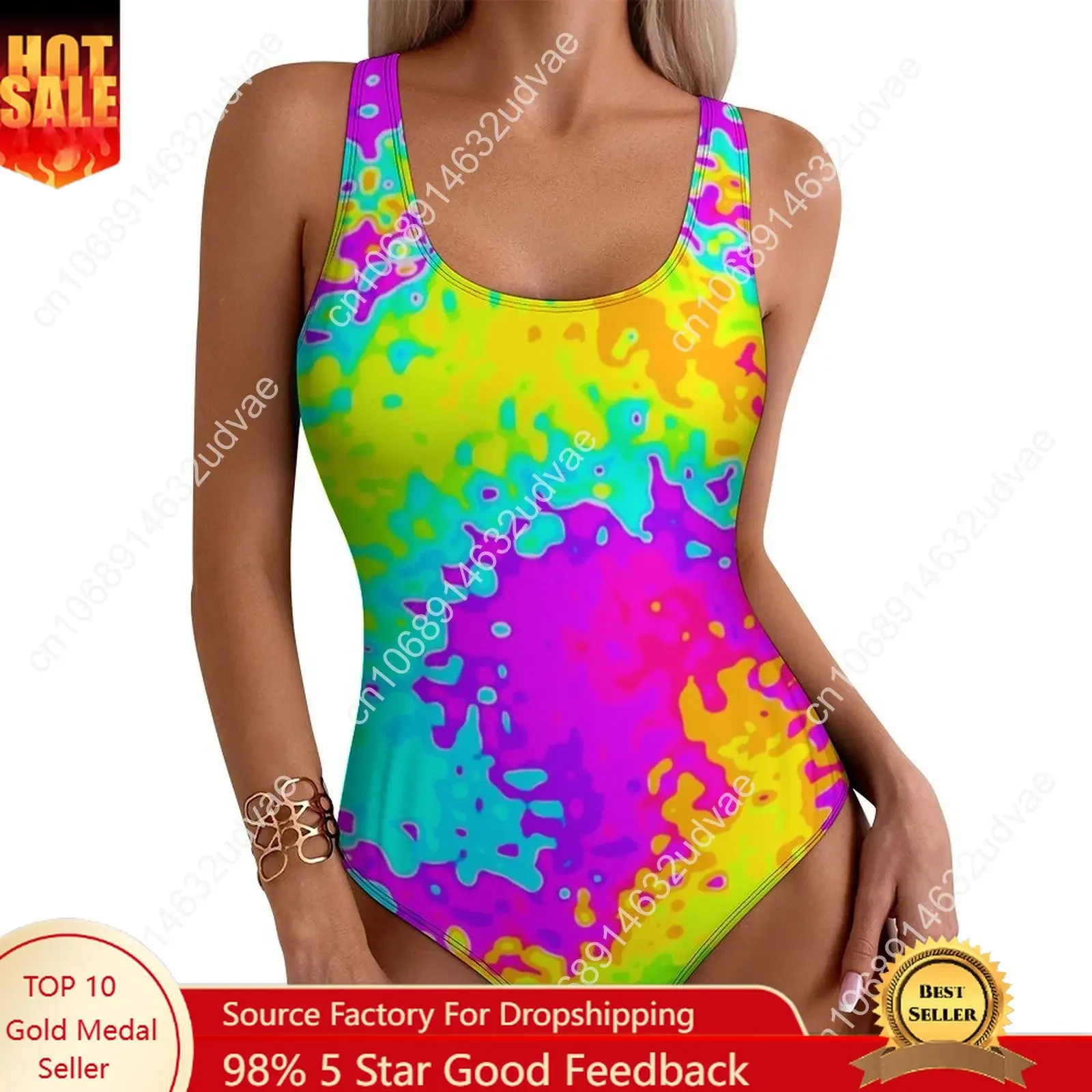 Yellow Tie Dye Swimsuit Sexy Psychedelic Print One Piece Swimwear Push Up Swimsuits Stylish Fitness Beachwear
Yellow Tie Dye Swimsuit Sexy Psychedelic Print One Piece Swimwear Push Up Swimsuits Stylish Fitness Beachwear